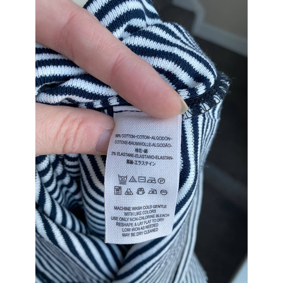 NWT--Free People Ahoy boat neck striped tee, size small - Picture 5 of 7